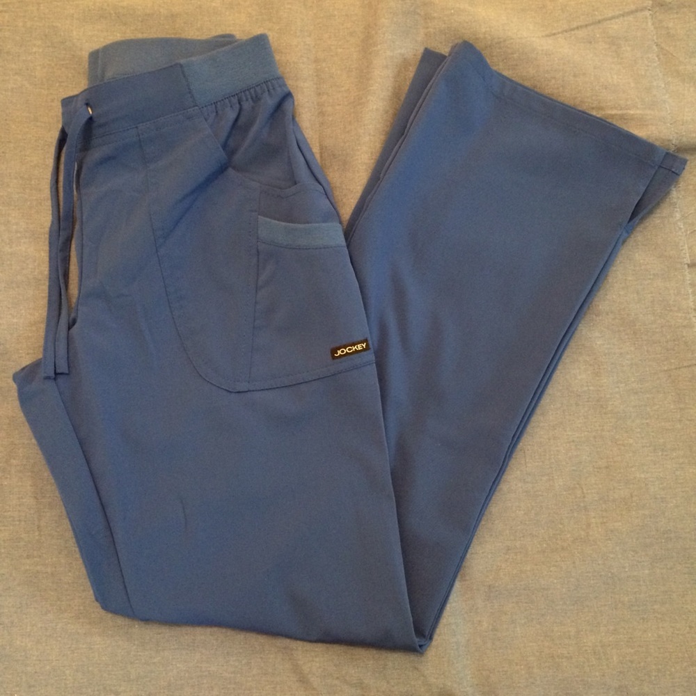 💧 NWOT Galaxy Blue Jockey Scrub Pants